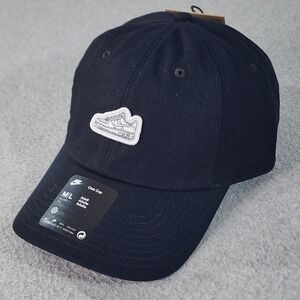 Nike Air Force Club Cap Adult M/L‎ Black Unstructured Sportswear Hat FZ2121-010